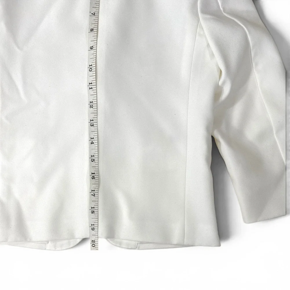 Lord‎ West Boys White Tuxedo Jacket Size 6 Formal Wedding Ring Bearer Suit Coat